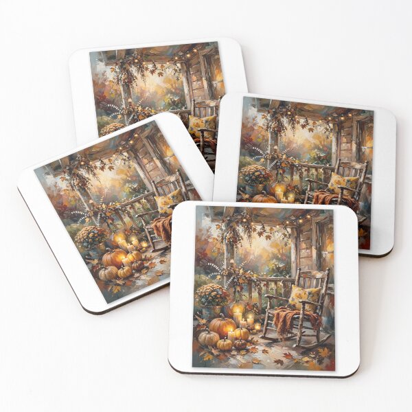 Item preview, Porch sitting in the fall designed and sold by Tonyasartprints.
