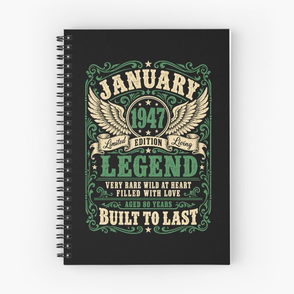 Item preview, January 1947 Legend – Vintage 80th Birthday, Aged 80 Years designed and sold by G350.