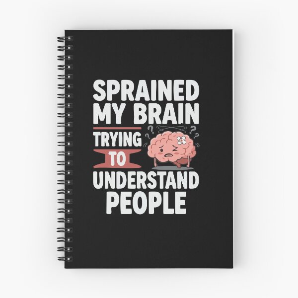 Item preview, Sprained My Brain Understanding People Funny designed and sold by AmeliaShirts.