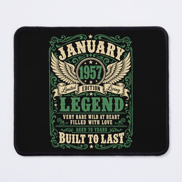 Item preview, January 1957 Legend – Vintage 70th Birthday, Aged 70 Years designed and sold by G350.