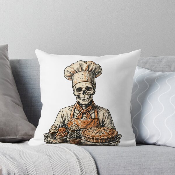 Item preview, Skullinary Artist Funny Skeleton Chef T-Shirt — Halloween Baker designed and sold by AASU247.