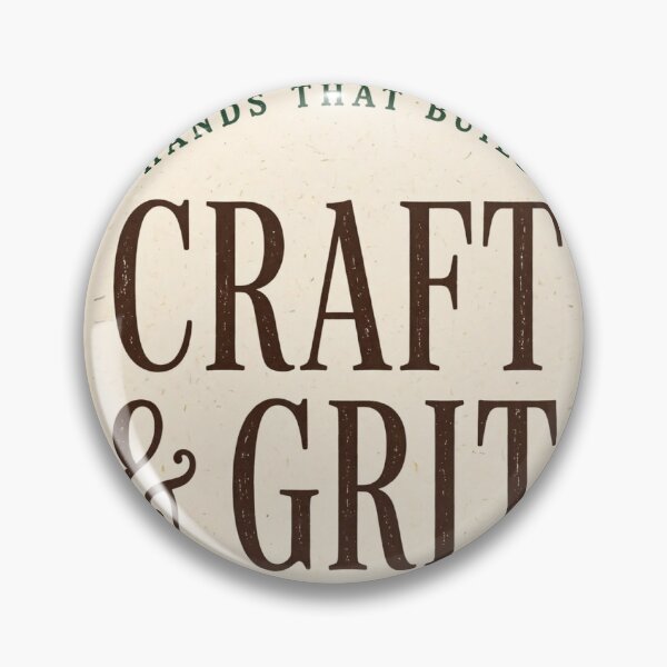Item preview, Craft & Grit — Artisan Workshop Print designed and sold by Sentient Cyborg Solutions.