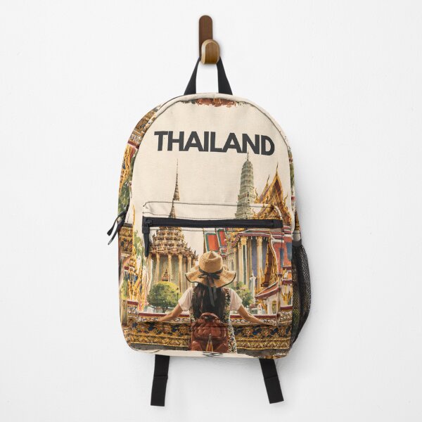 Item preview, Thailand Travel – Thai Temple & Wanderlust | Minimalist Illustration designed and sold by IslandWild Co.