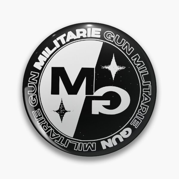 Item preview, Militarie Gun MG B&W Circle designed and sold by TheAlanLynchs.