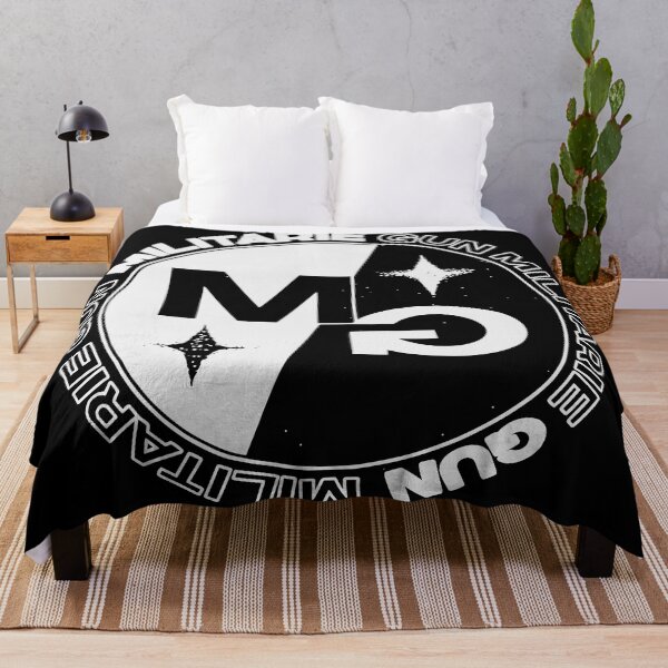 Item preview, Militarie Gun MG B&W Circle designed and sold by TheAlanLynchs.