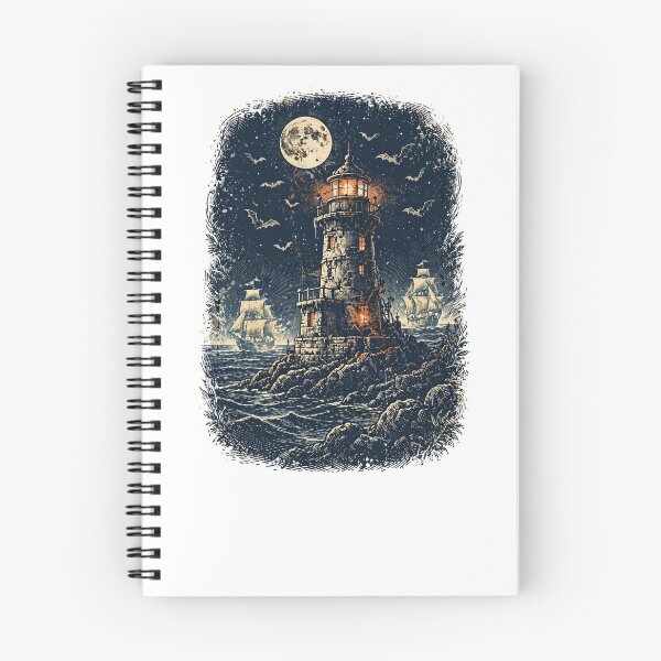 Item preview, Keeper of the Haunt Haunted Lighthouse T-Shirt — Halloween Ghost Ship designed and sold by AASU247.