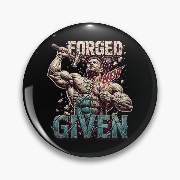 Item preview,  Forged Not Given – Bodybuilding Gym Workout Design, Strength Training & Weightlifting, Muscle Building, Heavy Lifting, Powerlifting, Fitness Motivation, Progressive Overload, Gym Lover Gift designed and sold by Typologystudios.