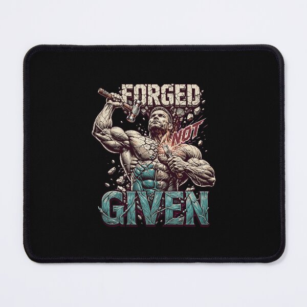 Item preview,  Forged Not Given – Bodybuilding Gym Workout Design, Strength Training & Weightlifting, Muscle Building, Heavy Lifting, Powerlifting, Fitness Motivation, Progressive Overload, Gym Lover Gift designed and sold by Typologystudios.