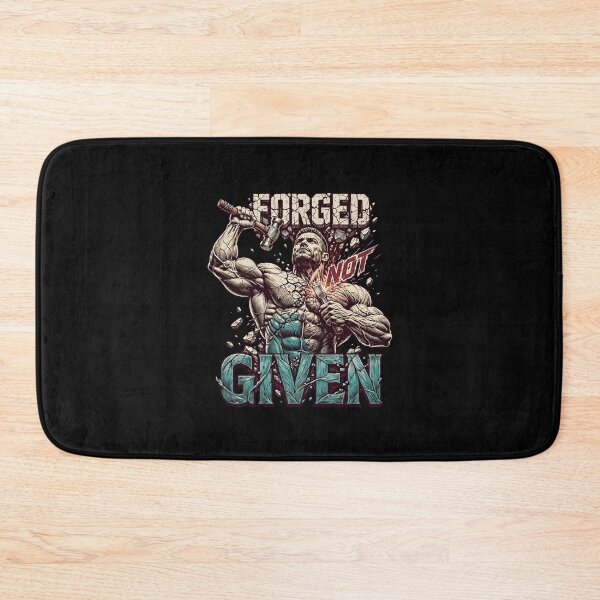 Item preview,  Forged Not Given – Bodybuilding Gym Workout Design, Strength Training & Weightlifting, Muscle Building, Heavy Lifting, Powerlifting, Fitness Motivation, Progressive Overload, Gym Lover Gift designed and sold by Typologystudios.