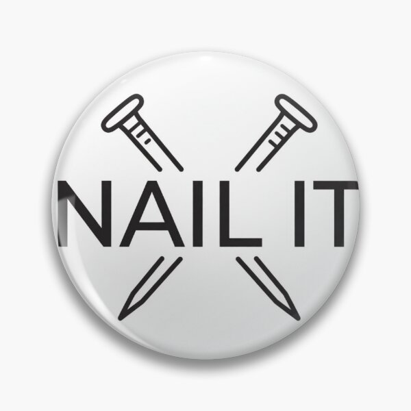 Item preview, Nail It — Minimalist DIY Tote designed and sold by Sentient Cyborg Solutions.