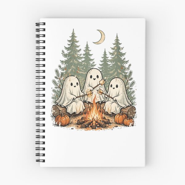 Item preview, Campfire Ghost Story Club Cute Ghost T-Shirt — Halloween Campfire Marshmallow designed and sold by AASU247.