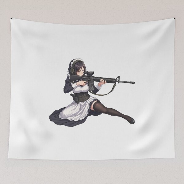 Item preview, Tactical Maid  designed and sold by RAWLIFEGRAPHIC.