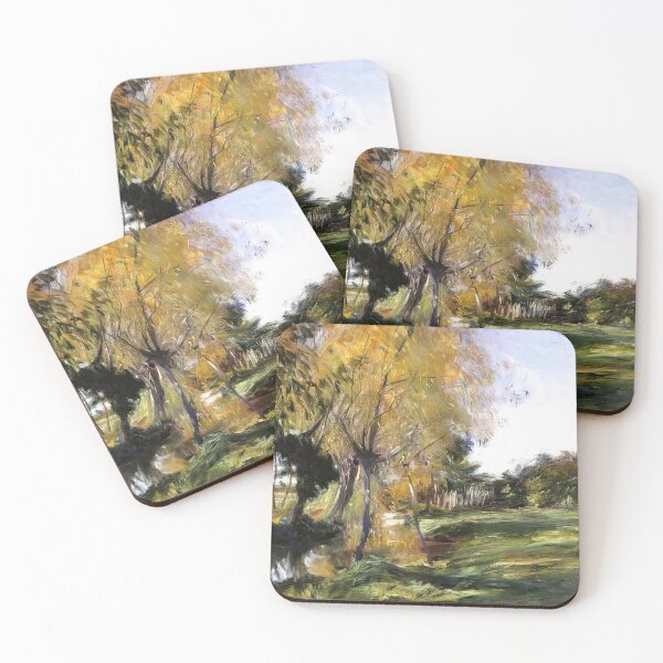 Item preview, John Singer Sargent Landscape At Broadway - Vintage Countryside Nature Wall Art Poster designed and sold by lanaverera.