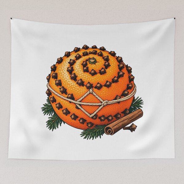 Item preview, Clove Studded Orange Pomander Craft designed and sold by Philippa Shop.