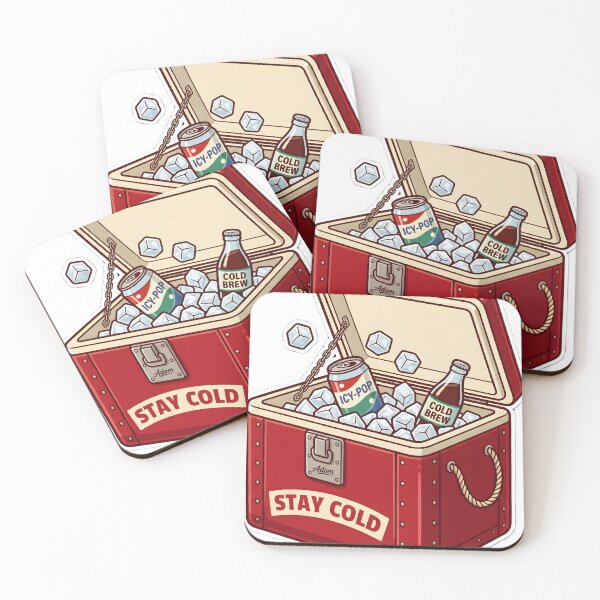 Item preview, Stay Cold Vintage Ice Chest Cooler designed and sold by Adom-Fashon.