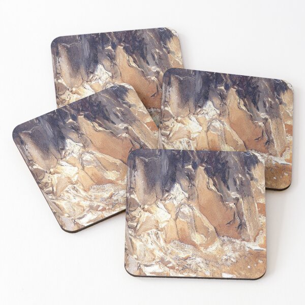 Item preview, John Singer Sargent Marble Quarries At Carrara - Classic Italian Landscape Wall Art Poster designed and sold by lanaverera.