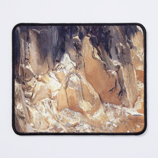 Item preview, John Singer Sargent Marble Quarries At Carrara - Classic Italian Landscape Wall Art Poster designed and sold by lanaverera.