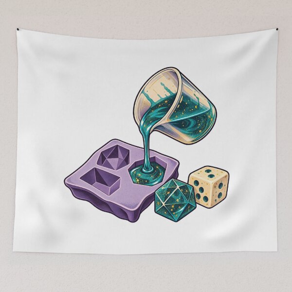 Item preview, Resin Dice Casting Maker Workshop designed and sold by Philippa Shop.