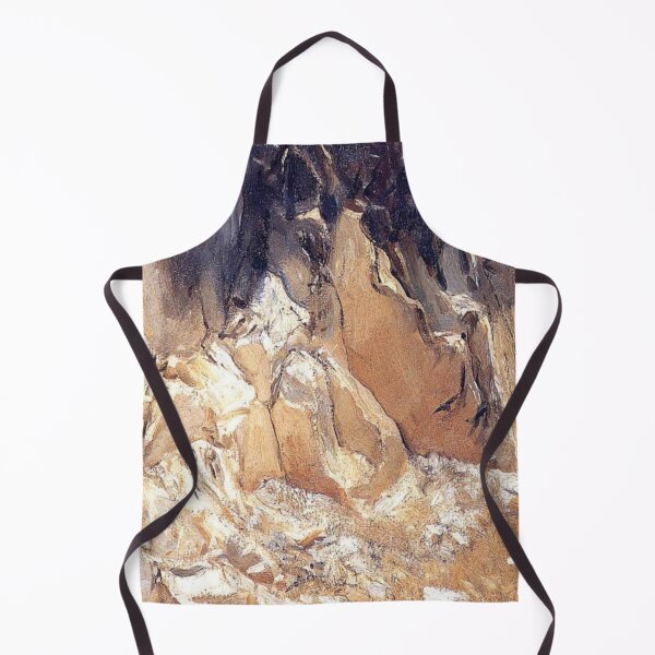 Item preview, John Singer Sargent Marble Quarries At Carrara - Classic Italian Landscape Wall Art Poster designed and sold by lanaverera.