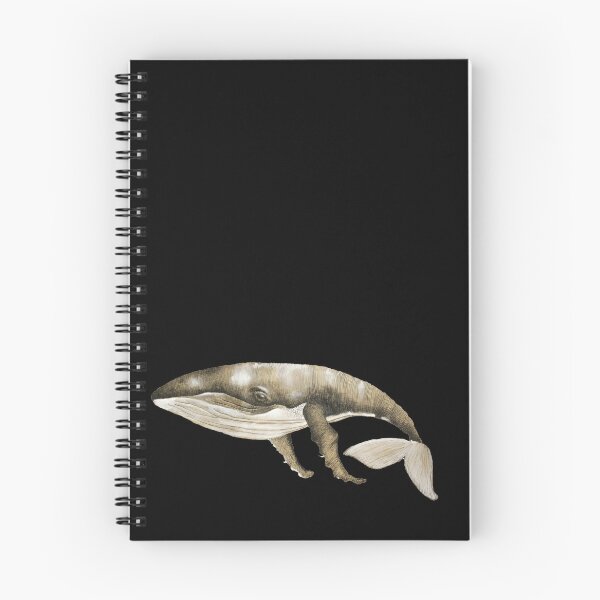 Item preview, Surreal Whale Ink Sketch Botanical Art designed and sold by BlackNordicLines.