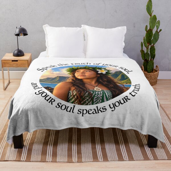 Item preview, Samoa Truth Chiasmus Proverb - Speak the truth of your soul | Island Wisdom Art designed and sold by ShakaLife.org.