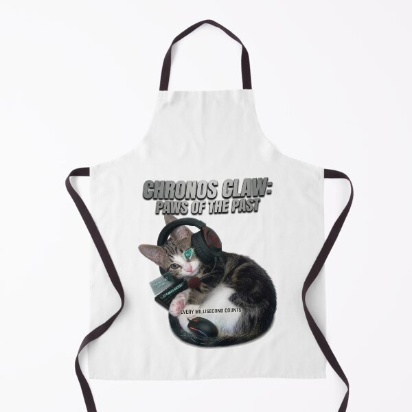 Item preview, Chronos Claw Cyberpunk Gamer Cat Sci-Fi Movie Poster Meme designed and sold by MeliMedO Art.