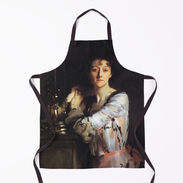 Item preview, John Singer Sargent Mrs Charles Russell - Vintage Fine Art Portrait Exhibition Poster designed and sold by lanaverera.