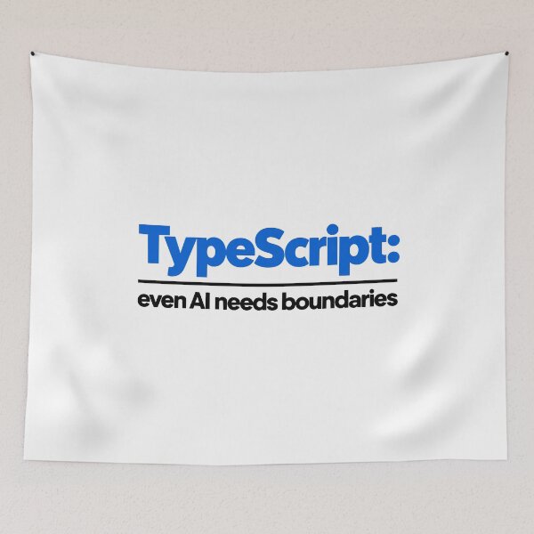 Item preview, Even AI Needs Boundaries Bold Typographic Programmer Humor designed and sold by ThreadQuirk.
