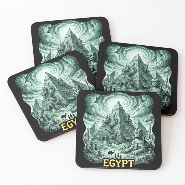 Item preview, Fantasy Egypt: Pyramids and Sphinx designed and sold by EdwinkOne.