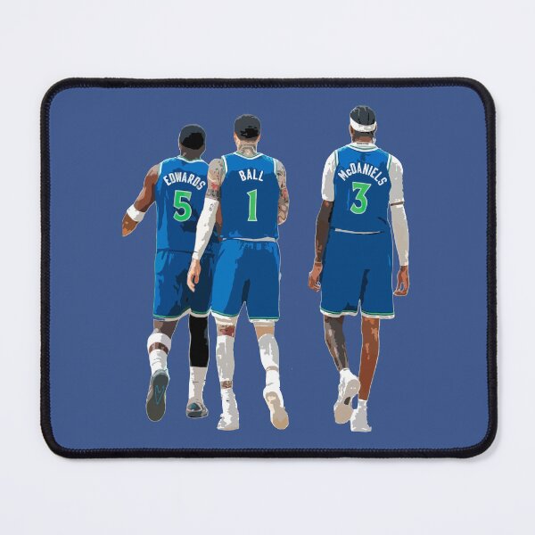 Item preview, Anthony Edwards & LaMelo Ball & Jaden McDaniels designed and sold by raffrasta.