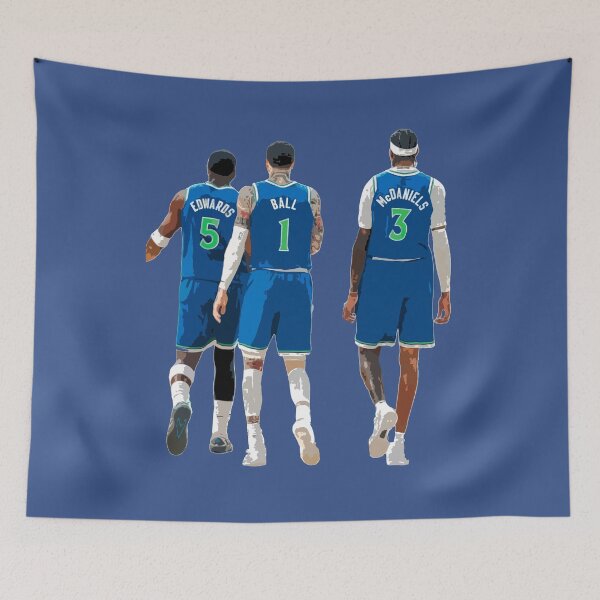 Item preview, Anthony Edwards & LaMelo Ball & Jaden McDaniels designed and sold by raffrasta.