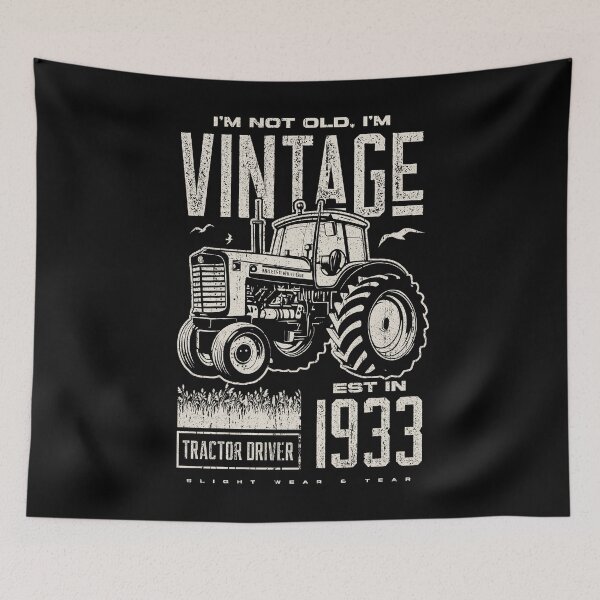 Item preview, Vintage Tractor Farmer Birthday Born In 1933 designed and sold by JRRTs.