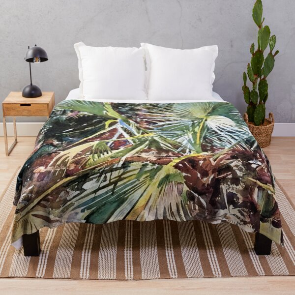 Item preview, John Singer Sargent Palmettos, Florida - Vintage Tropical Botanical Landscape Art Print designed and sold by lanaverera.