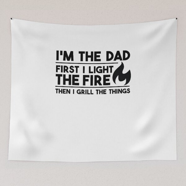 Item preview, First I Light The Fire Then I Grill The Things Dark Design designed and sold by Andrewkgolf.