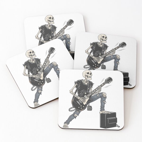 Item preview, Gothic Skeleton Guitarist – Dark Rock Music Streetwear Art designed and sold by Fadi Alyaldani.