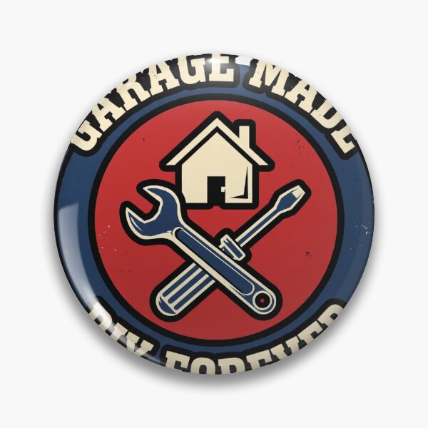 Item preview, Garage Made — DIY Forever Sticker designed and sold by Sentient Cyborg Solutions.