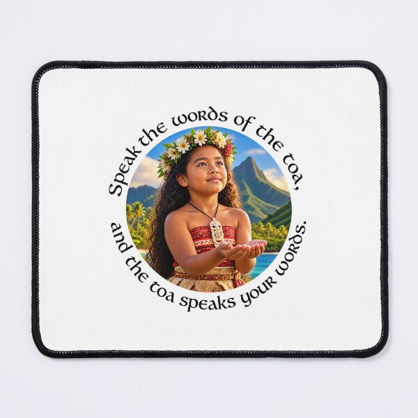Item preview, Samoa Courage Chiasmus Proverb - Speak the words of the toa | Island Wisdom Art designed and sold by ShakaLife.org.
