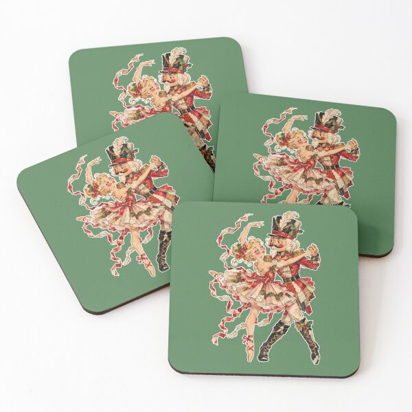 Item preview, Vintage Christmas Nutcracker Ballet | Romantic Holiday Dance Illustration designed and sold by TheStephanieRome.