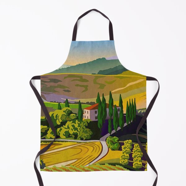 Item preview, Tuscany Poster Original Custom Travel Tourism Vintage Poster Wall Art Design Tee Shirt designed and sold by Cool Robot Bro..