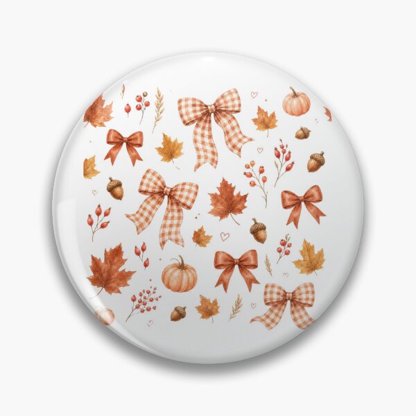 Item preview, Autumn Gingham Bow Pumpkin Pattern designed and sold by MOSIDRIP™.