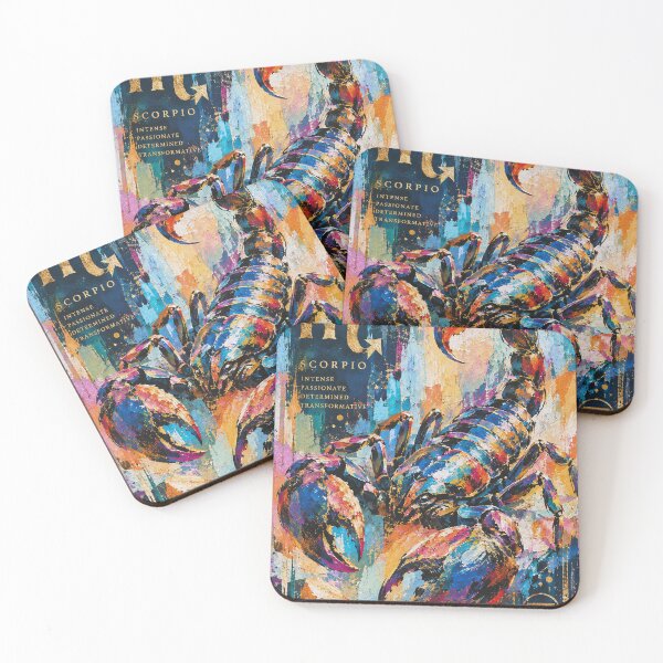 Item preview, Scorpio Zodiac Art Painting – Cosmic Astrology Design designed and sold by GalleryKauffeld.