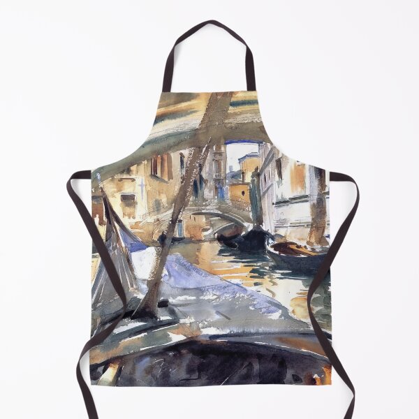 Item preview, John Singer Sargent Rio De Santa Maria Formosa - Classic Venetian Canal Painting Art Print designed and sold by lanaverera.