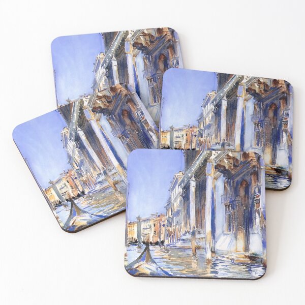 Item preview, John Singer Sargent Rio Dell Angelo - Vintage Venetian Cityscape Wall Art Poster designed and sold by lanaverera.