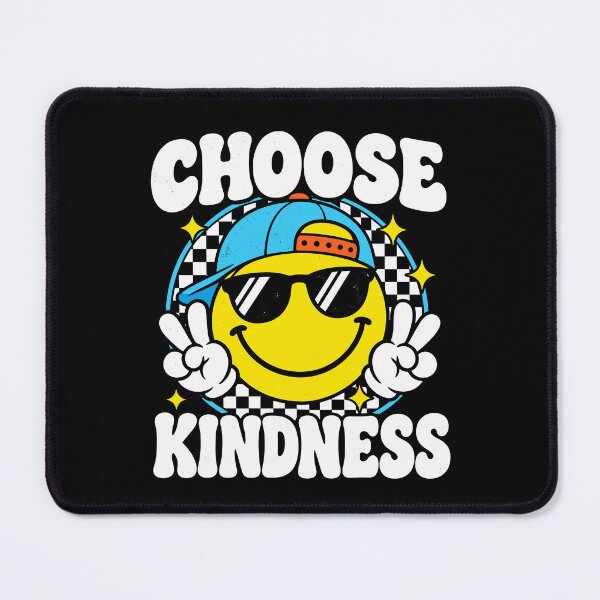 Item preview, Choose Kindness Retro Smiley Positive Inspirational Design designed and sold by stmpdwrld.