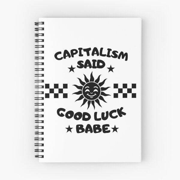 Item preview, Capitalism Said Good Luck Babe – Funny Anti-Capitalist Retro Sun Design designed and sold by Maviartig.