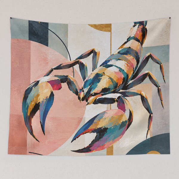 Item preview, Scorpio Zodiac Painting – Mystical Astrology Art designed and sold by GalleryKauffeld.