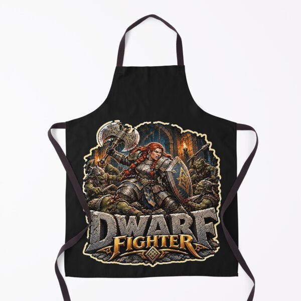 Item preview, Dwarf Fighter - Female designed and sold by Wear It Anyway Designs.