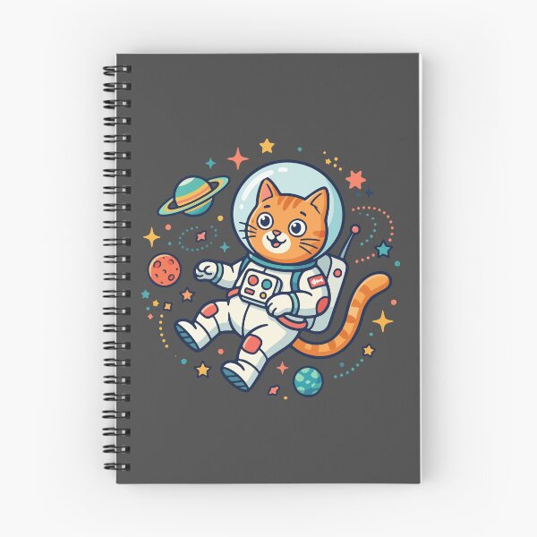 Item preview, Cute Orange Astronaut Cat Floating In Space designed and sold by AIG - Andrei Ilie Graphics.