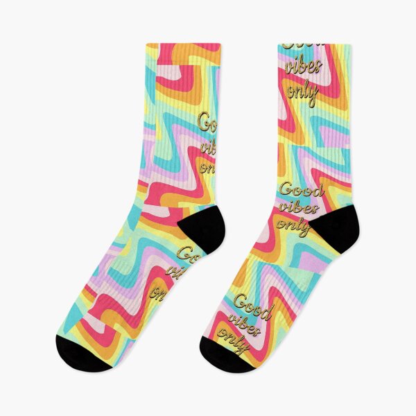Item preview, Good vibes only retro colors designed and sold by Ana Gorozpe.