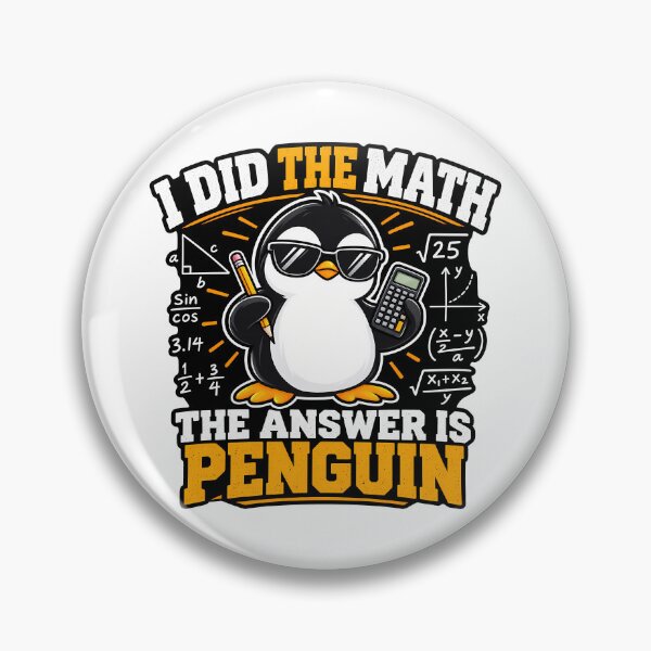 Item preview, I Did The Math The Answer Is Penguin Funny Teacher Student designed and sold by Photo-Sphere101.